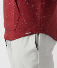 Hawthorne Tech Hoodie Infinity Splatter Crimson