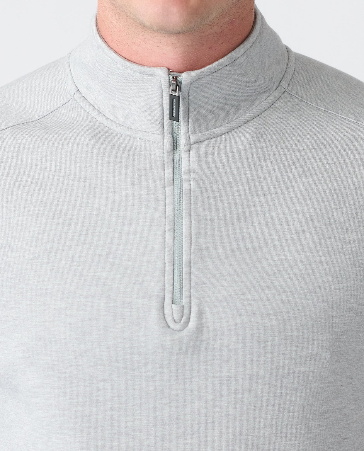 Scuba Quarter Zip Heather Gray