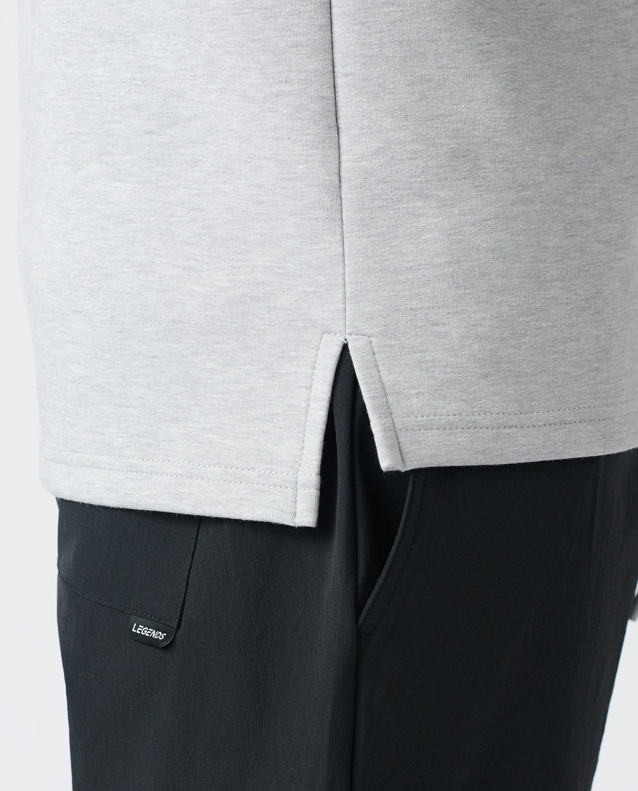 Scuba Quarter Zip Heather Gray