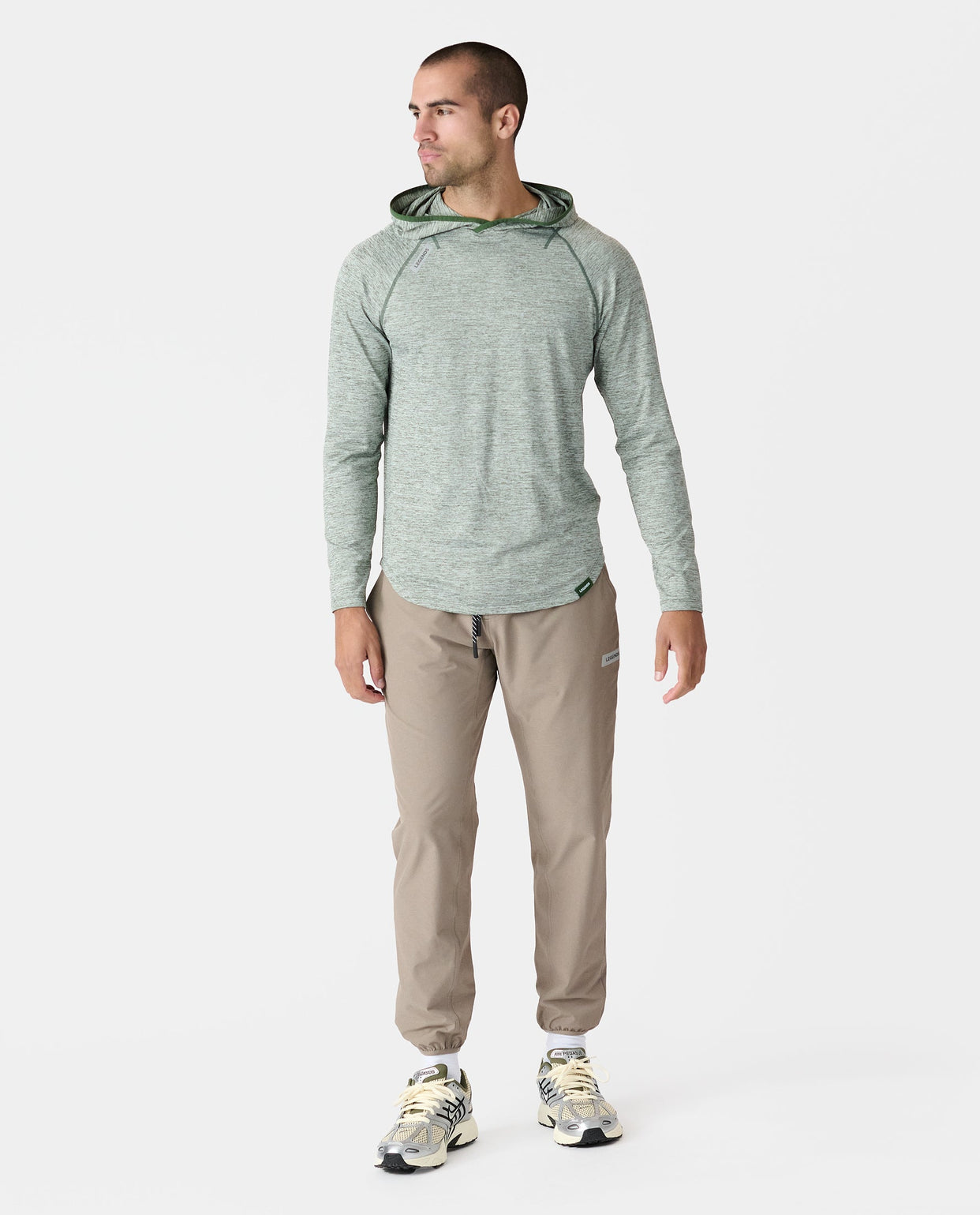 Enzo Hooded LS Sierra Heather