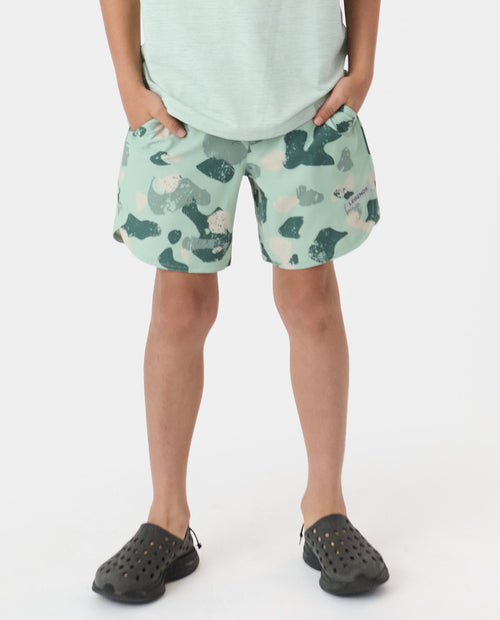 Little Legends Luka Short Distressed Camo Dusty Sage