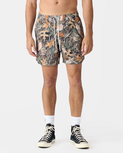 Luka Mesh Short Forest Camo