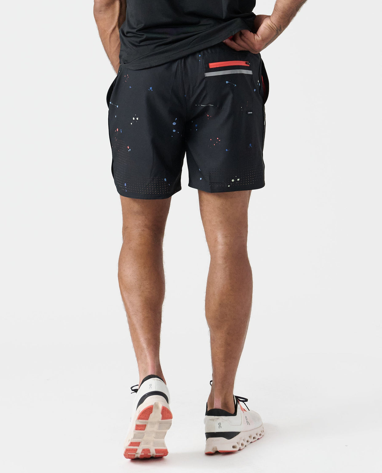 Luka Short Coral Burst Space Drip
